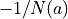 -1/N(a)