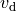 v_\text{d}