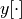 y[\cdot]