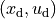(x_\text{d}, u_\text{d})