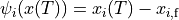 \psi_i(x(T)) = x_i(T) - x_{i,\text{f}}